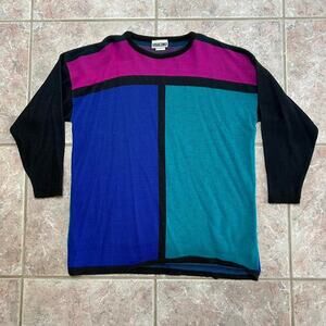 Vintage 80s geometric sweater